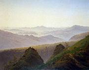 Caspar David Friedrich Morning in the Mountains Spain oil painting artist